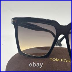 Tom Ford TF0764 01B SABRINA-02 Women's Sunglasses Flawless Brand New With Case