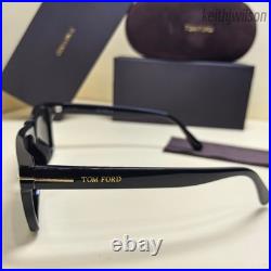 Tom Ford TF0775 Classic Black Square Frame Men's Sunglasses Size 55 22-141