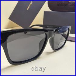 Tom Ford TF0775 Classic Black Square Frame Men's Sunglasses Size 55 22-141