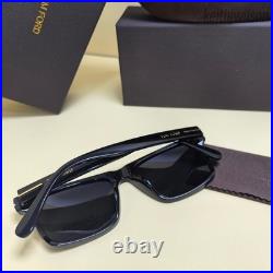 Tom Ford TF0775 Classic Black Square Frame Men's Sunglasses Size 55 22-141