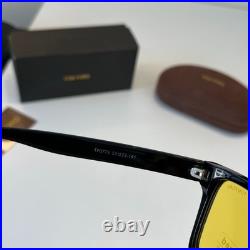 Tom Ford TF0775 Classic Men's Square Sunglasses with Yellow Lenses 52-22-141