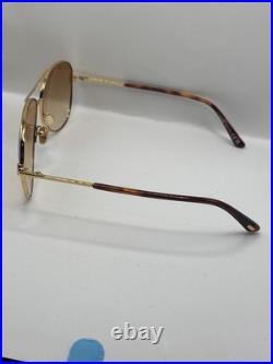 Tom Ford TF0823 30F Clark Sunglasses Shiny Deep Gold/Brown Gradient Pilot 59mm