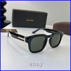 Tom Ford TF0906 Black Frames Unisex Square Sunglasses 145mm