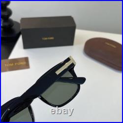 Tom Ford TF0906 Black Frames Unisex Square Sunglasses 145mm