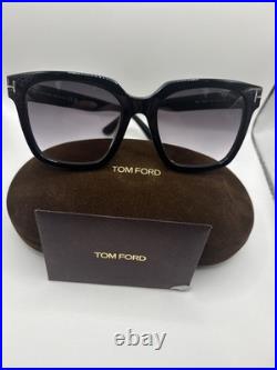 Tom Ford TF0952 01B Selby Women's Sunglasses Flawless Authentic With Case