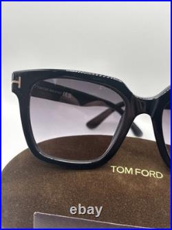 Tom Ford TF0952 01B Selby Women's Sunglasses Flawless Authentic With Case