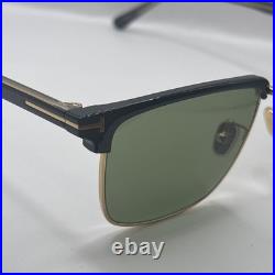 Tom Ford TF0997 01N Hudson Injected Shiny Black Green 55 mm Sunglasses