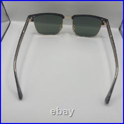 Tom Ford TF0997 01N Hudson Injected Shiny Black Green 55 mm Sunglasses