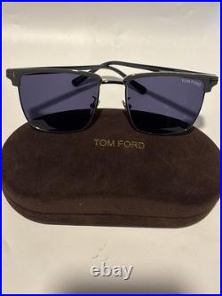 Tom Ford TF0997 51V Hudson Sunglasses Flawless Authentic Brand New With Case
