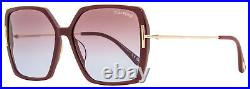 Tom Ford TF1039 Joanna Butterfly Sunglasses 69Z Bordeaux/Gold 59mm FT1039