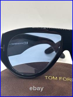 Tom Ford TF1044 01V Bronson Sunglasses Flawless Authentic Blue Lens