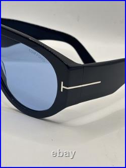 Tom Ford TF1044 01V Bronson Sunglasses Flawless Authentic Blue Lens