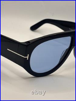 Tom Ford TF1044 01V Bronson Sunglasses Flawless Authentic Blue Lens
