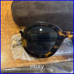 Tom Ford TF1100 Raffa 52V Sunglasses Flawless Authentic Tort Frame Blue Lens