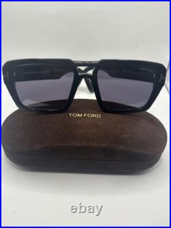 Tom Ford TF1153 01A REDFORD Black/Grey Sunglasses Flawless Authentic Brand New