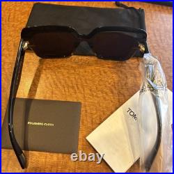 Tom Ford TF1157 Esme Sunglasses Flawless Authentic Black Frame Gray Lens