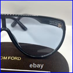 Tom Ford TF1182 01V Achilles Sunglasses Brand New Photochromic Lens Blue