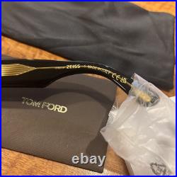 Tom Ford TF1202 Icon Sunglasses Black Frame Gray Lens Flawless Authentic