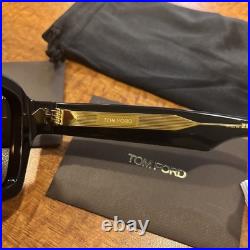 Tom Ford TF1202 Icon Sunglasses Black Frame Gray Lens Flawless Authentic