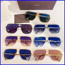 Tom Ford TF1204 Sunglasses 63? 11-140mm Luxury Aviator Frame for Men & Women