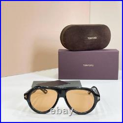 Tom Ford TF1225 Shiny Black frames Tea lenses unisex sunglasses 59 16-145