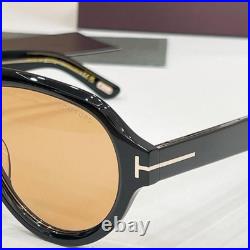 Tom Ford TF1225 Shiny Black frames Tea lenses unisex sunglasses 59 16-145