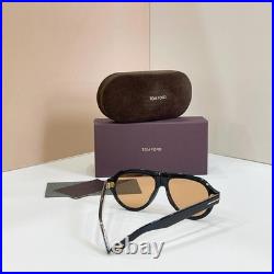 Tom Ford TF1225 Shiny Black frames Tea lenses unisex sunglasses 59 16-145