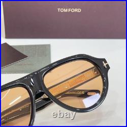 Tom Ford TF1225 Shiny Black frames Tea lenses unisex sunglasses 59 16-145