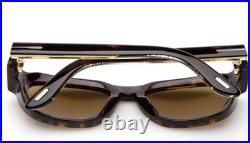 Tom Ford TF1226 52N Tortoise Brown Lens Sunglasses Authentic