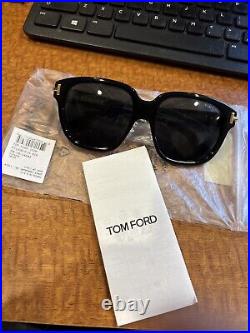 Tom Ford TF1236-F 01A Icon Sunglasses Flawless Authentic 58mm Lens By Zeiss