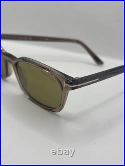 Tom Ford TF1300 45N Miles Sunglasses Brand New Authentic Brown Frame/lens
