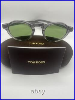 Tom Ford TF1332 20N Aristotle Sunglasses Authentic With Case Green Lens