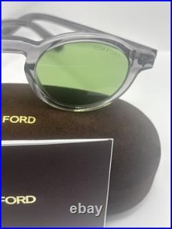 Tom Ford TF1332 20N Aristotle Sunglasses Authentic With Case Green Lens