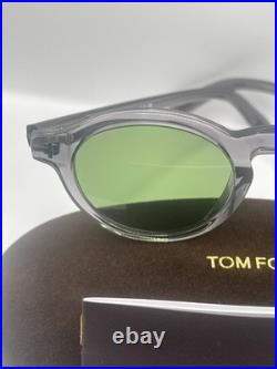 Tom Ford TF1332 20N Aristotle Sunglasses Authentic With Case Green Lens