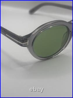 Tom Ford TF1332 20N Aristotle Sunglasses Authentic With Case Green Lens