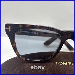 Tom Ford TF1362 52A Penn Sunglasses Tort Frame Blue Lens Authentic Brand New