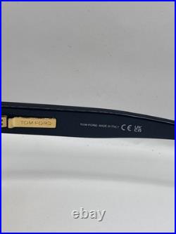 Tom Ford TF1484 01E Mason Sunglasses Authentic Black Frame Yellow Lens 54mm
