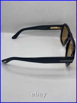 Tom Ford TF1484 01E Mason Sunglasses Authentic Black Frame Yellow Lens 54mm