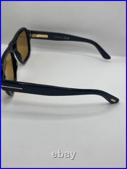 Tom Ford TF1484 01E Mason Sunglasses Authentic Black Frame Yellow Lens 54mm