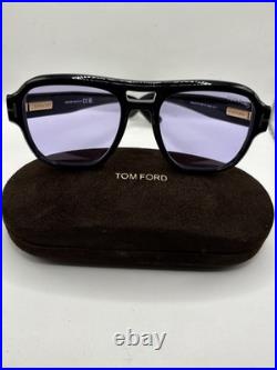 Tom Ford TF1484 01Y Mason Sunglasses Brand New Authentic Black Frame Purple Len
