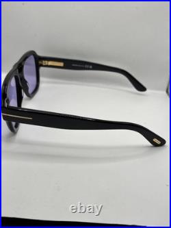 Tom Ford TF1484 01Y Mason Sunglasses Brand New Authentic Black Frame Purple Len