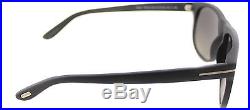 Tom Ford TF236 Olivier 02D Matte Black Plastic Sunglasses Grey Gradient Lens
