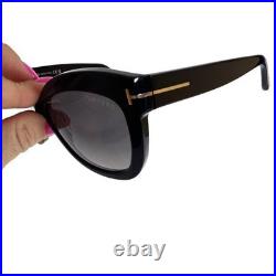 Tom Ford TF524 01D POLARIZED 56 16 Black Cat eye Sunglasses in Box