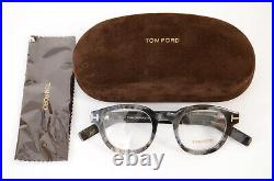 Tom Ford TF5429 black havana round frame 1-1.7 reading optic eyeglasses NEW $375