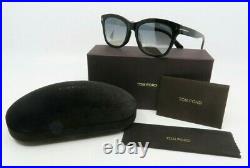 Tom Ford TF614-F 01C 54mm New Black Lauren-02 Sunglasses with box