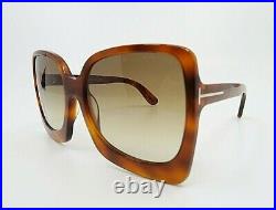Tom Ford TF618 53F EMANUELLA Honey Havana Gradient Women's Sunglasses, withBox