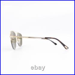Tom Ford TF667 Abott Sunglasses Brown and Gold OS