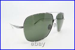 Tom Ford TF746 16N New Silver/ Green Men's JOHN-02 Sunglasses 62mm with defect