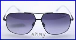 Tom Ford TF746 FT0746 John-02 Shiny Black Titanium Gradient 01W Sunglasses #59