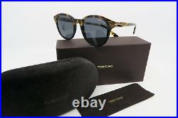 Tom Ford TF752 56A New Black/Tortoise/ Gray JAMESON Sunglasses 52mm with case